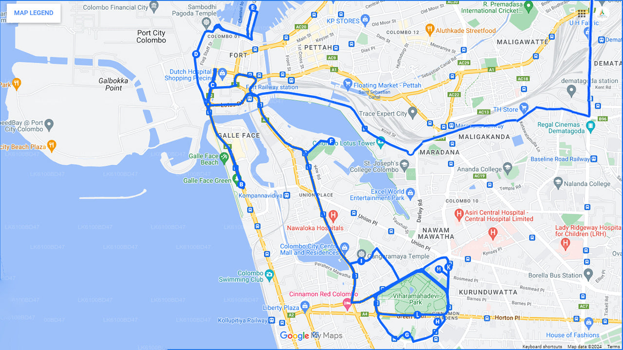 Colombo City Tour from Ahungalla