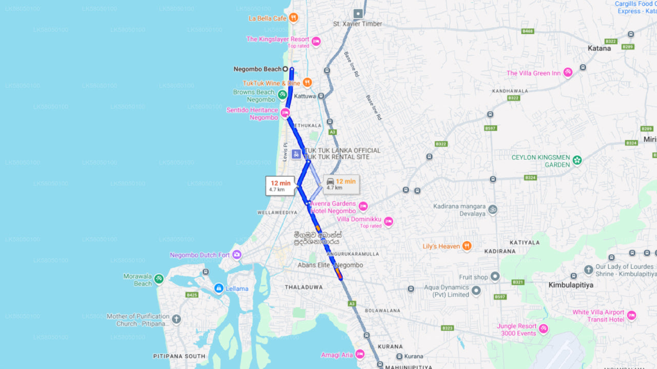 Snorkeling from Negombo