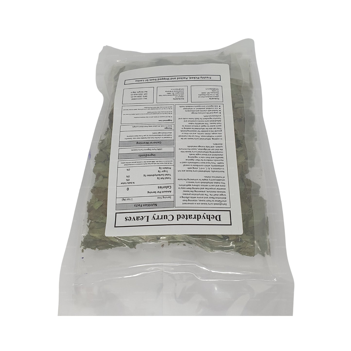 Lakpura® Dehydrated Curry Leaves