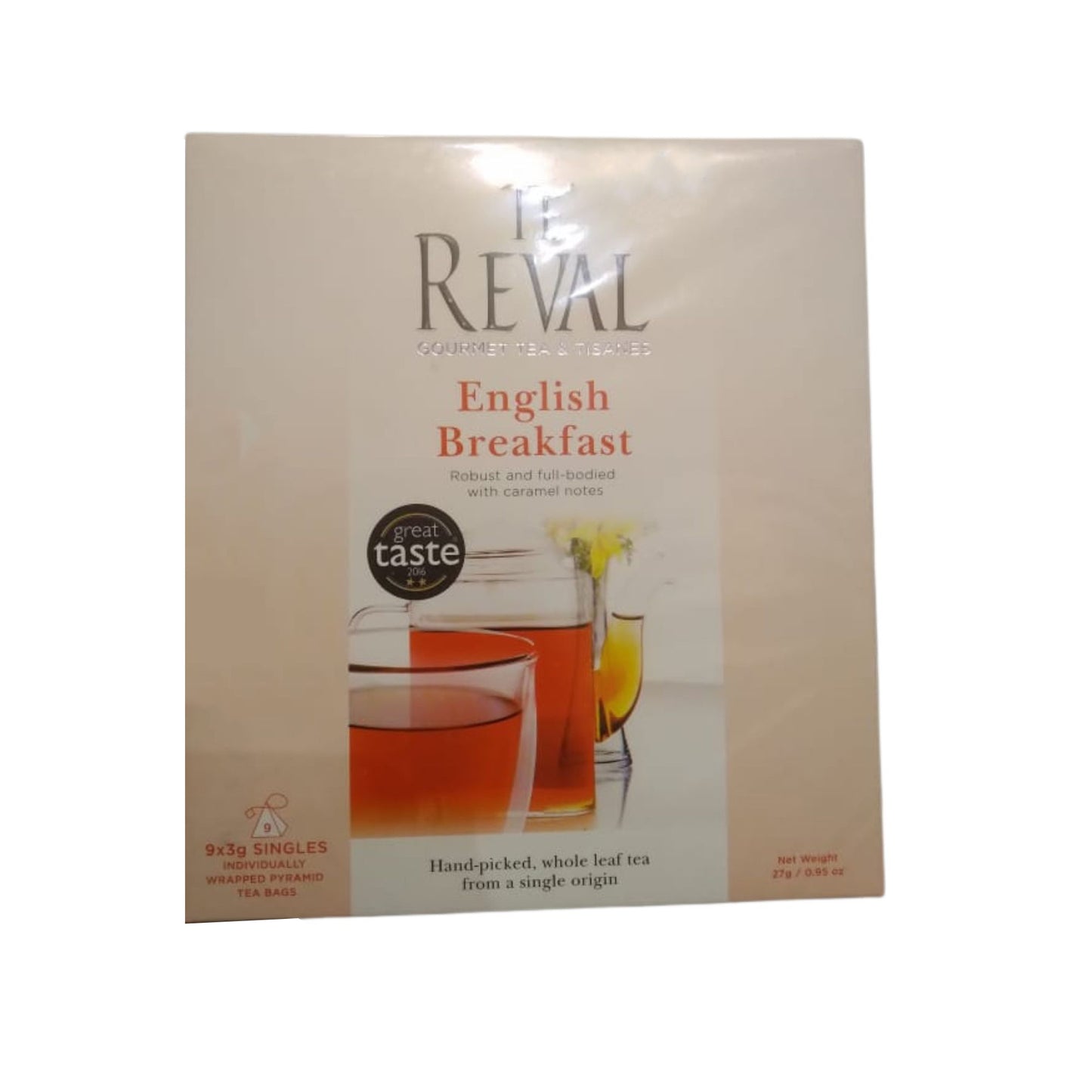 Te Reval English Breakfatst Tea (27g) 9 Tea Bags