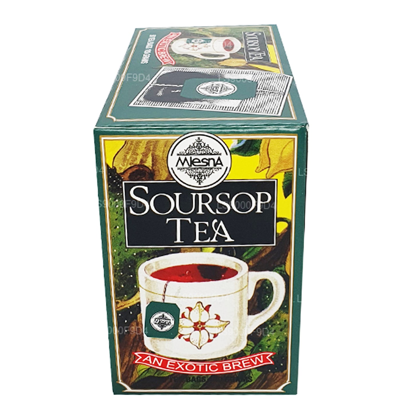 Mlesna Soursop "An Exotic Brew" Black Tea (100g) 50 Tea Bags