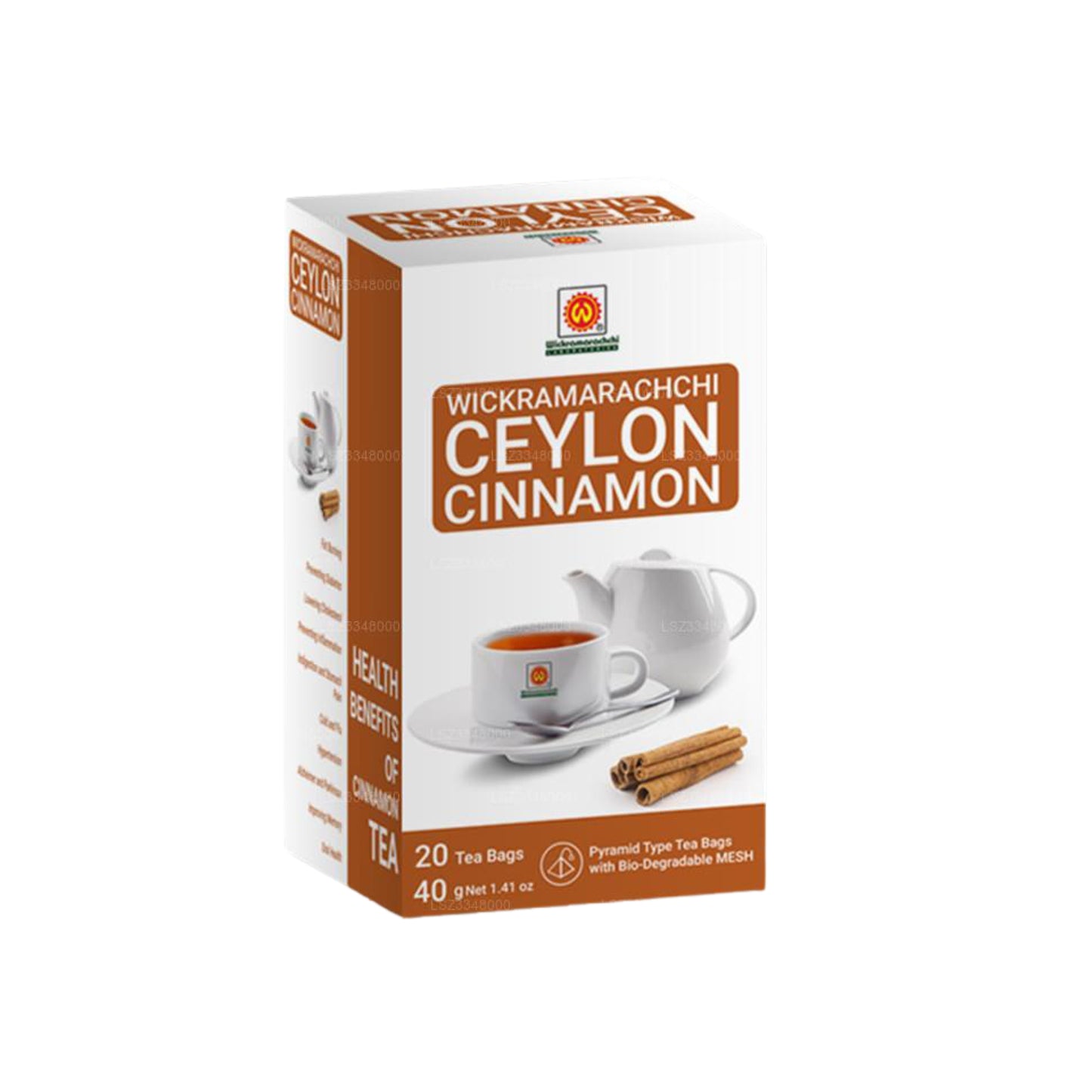 Wickramarachchi Labs Ceylon Cinnamon Tea (40g) 20 Tea Bags