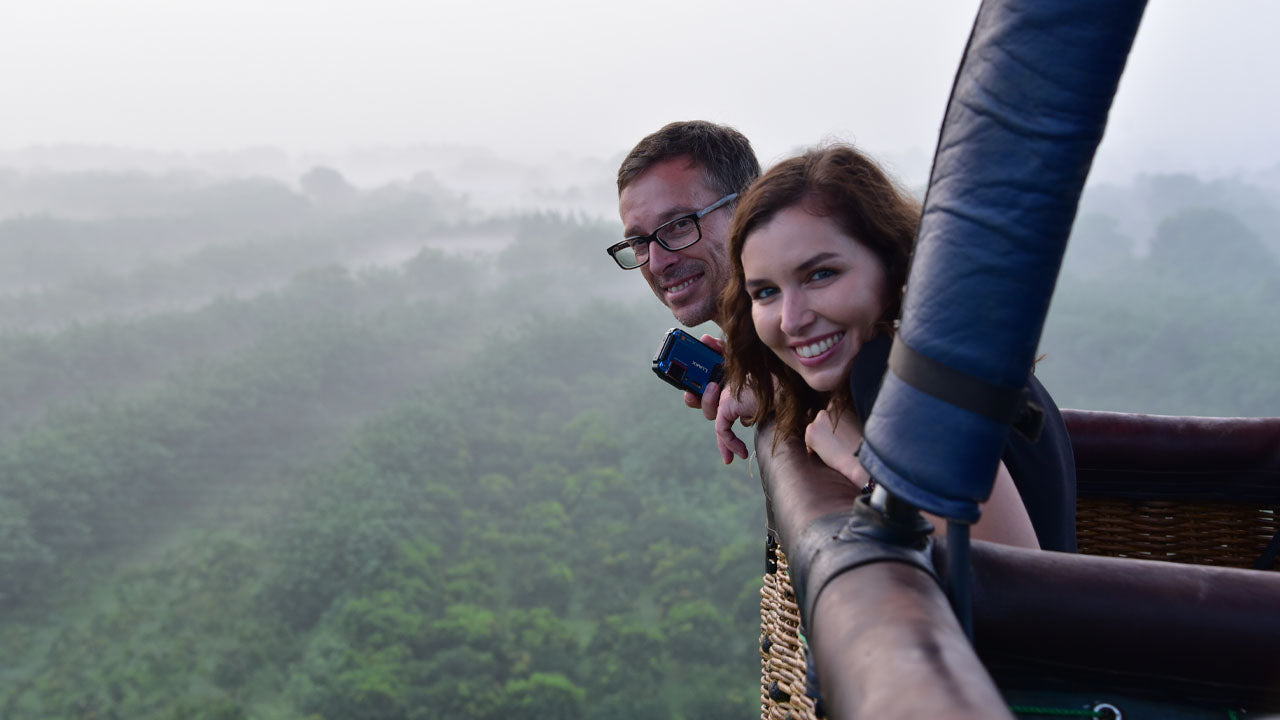 Hot Air Ballooning from Kandalama