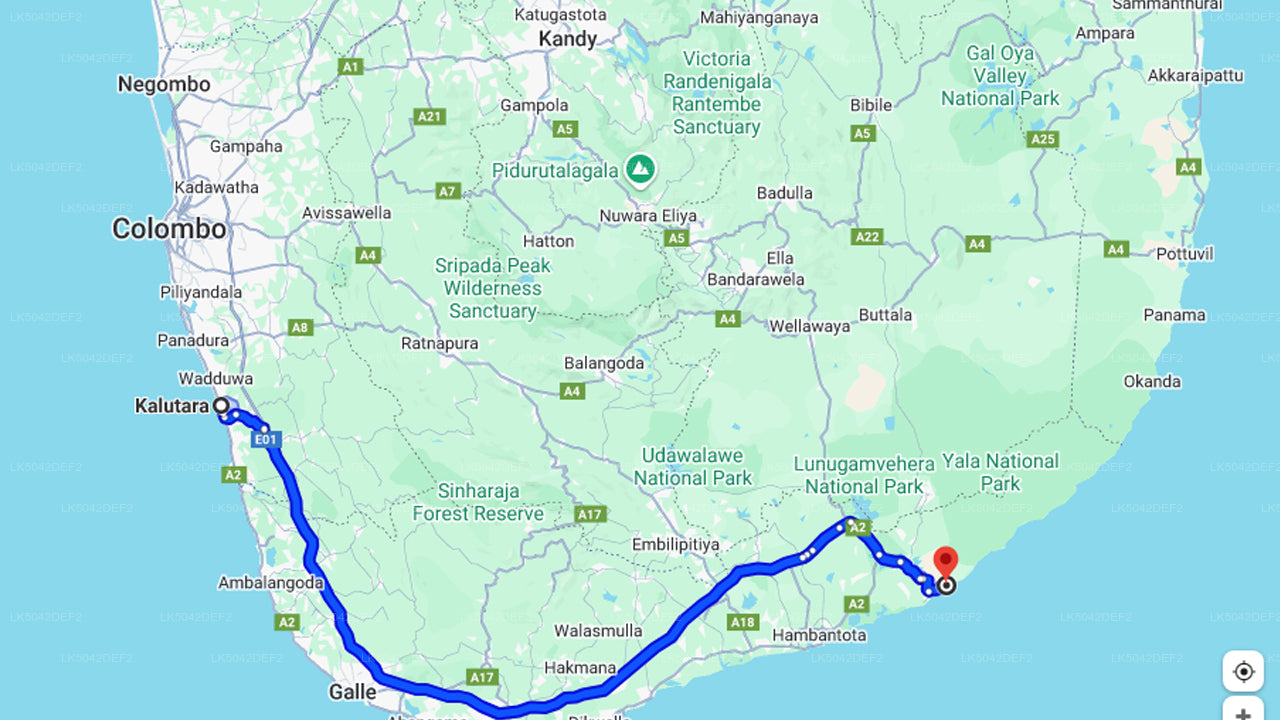 Yala National Park Safari from Kalutara