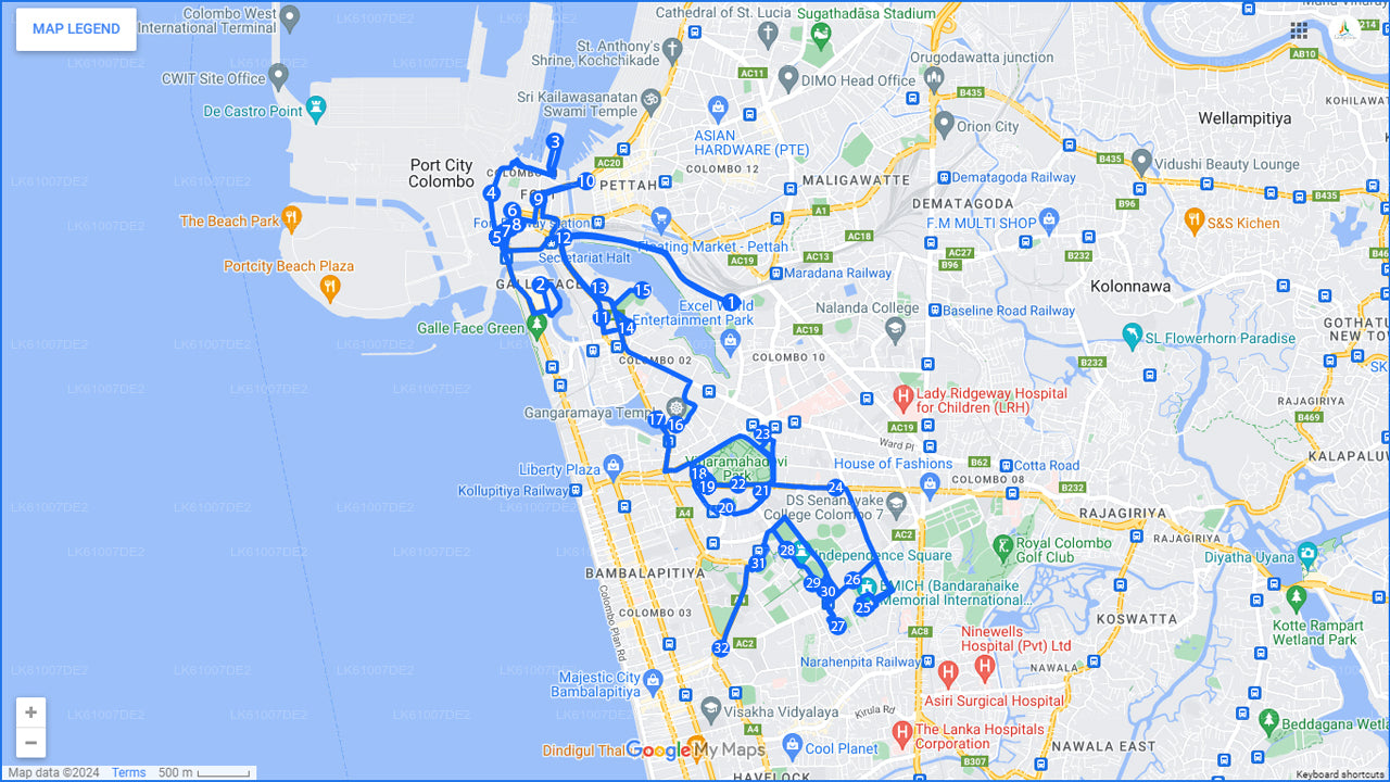 Colombo City Tour by Open Deck Bus