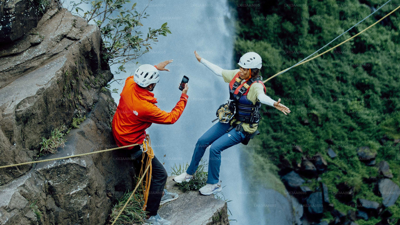 Lakshapana Waterfall Rope Jump