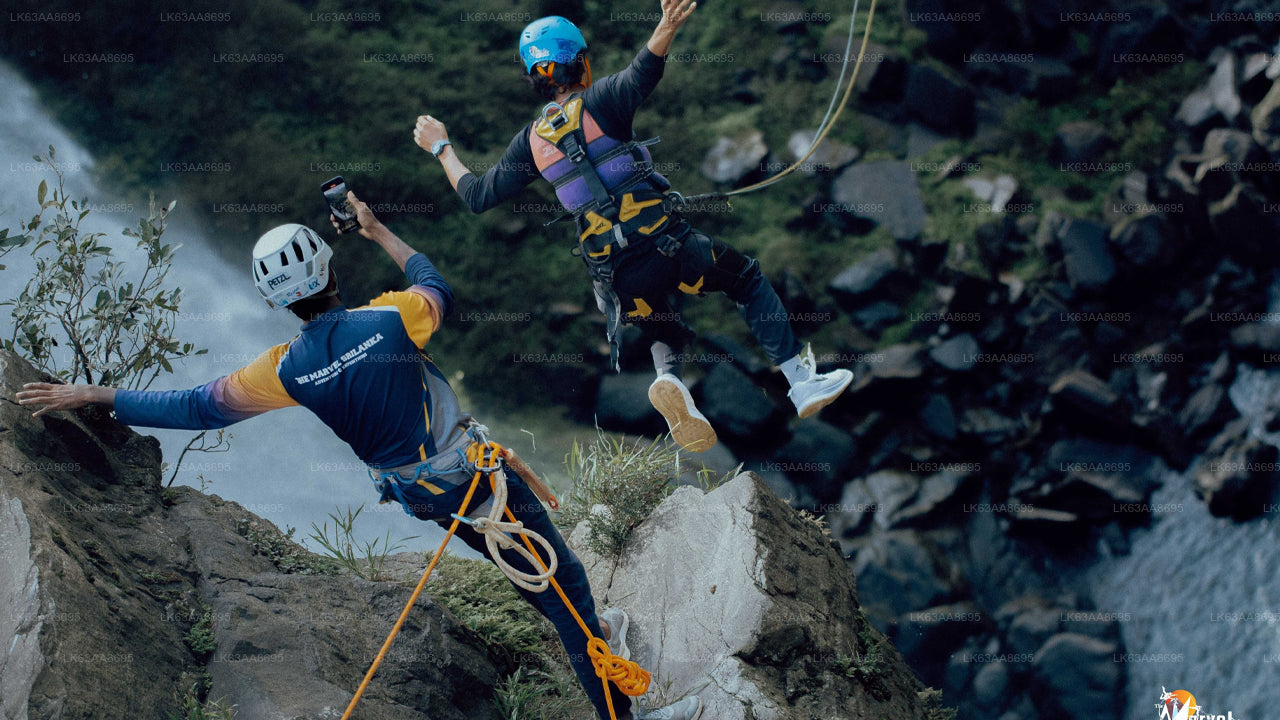 Lakshapana Waterfall Rope Jump