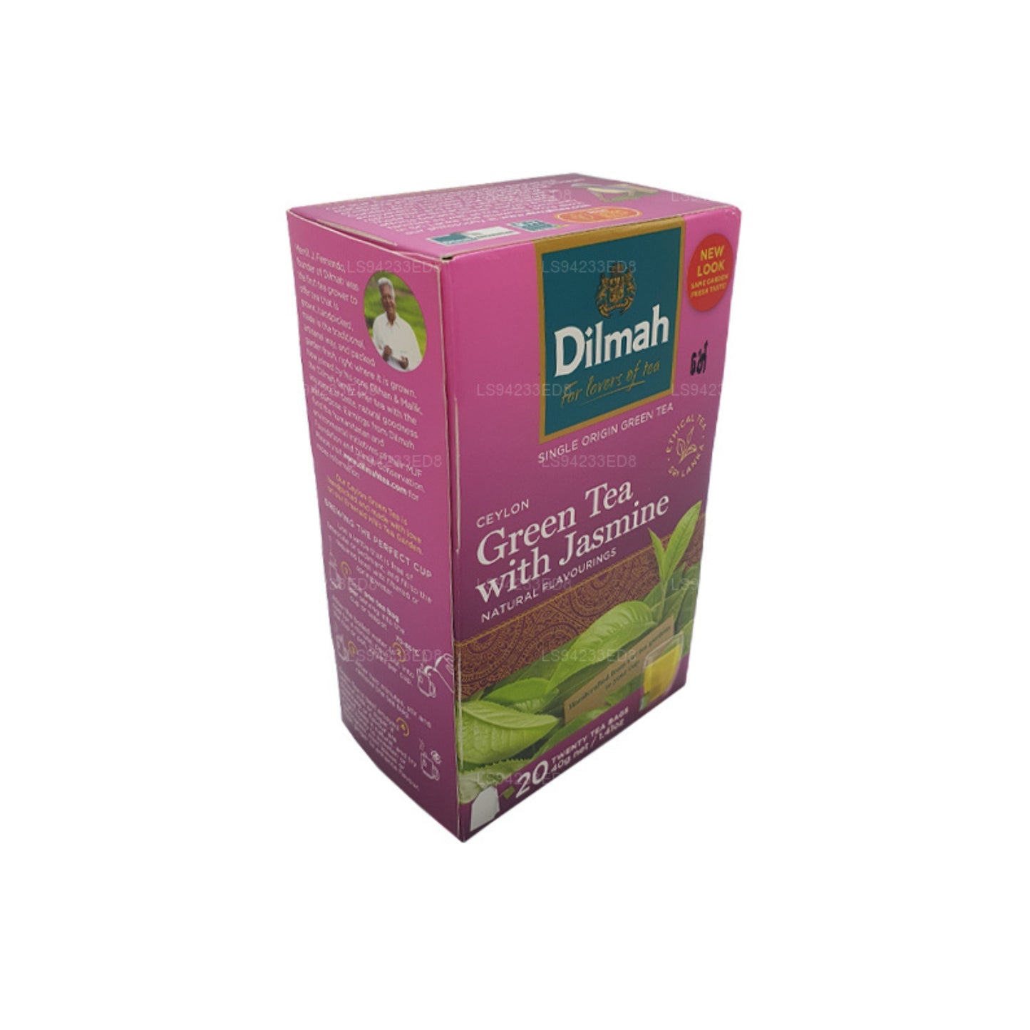 Dilmah Ceylon Green Tea with Jasmine (40g) 20 Tea Bags