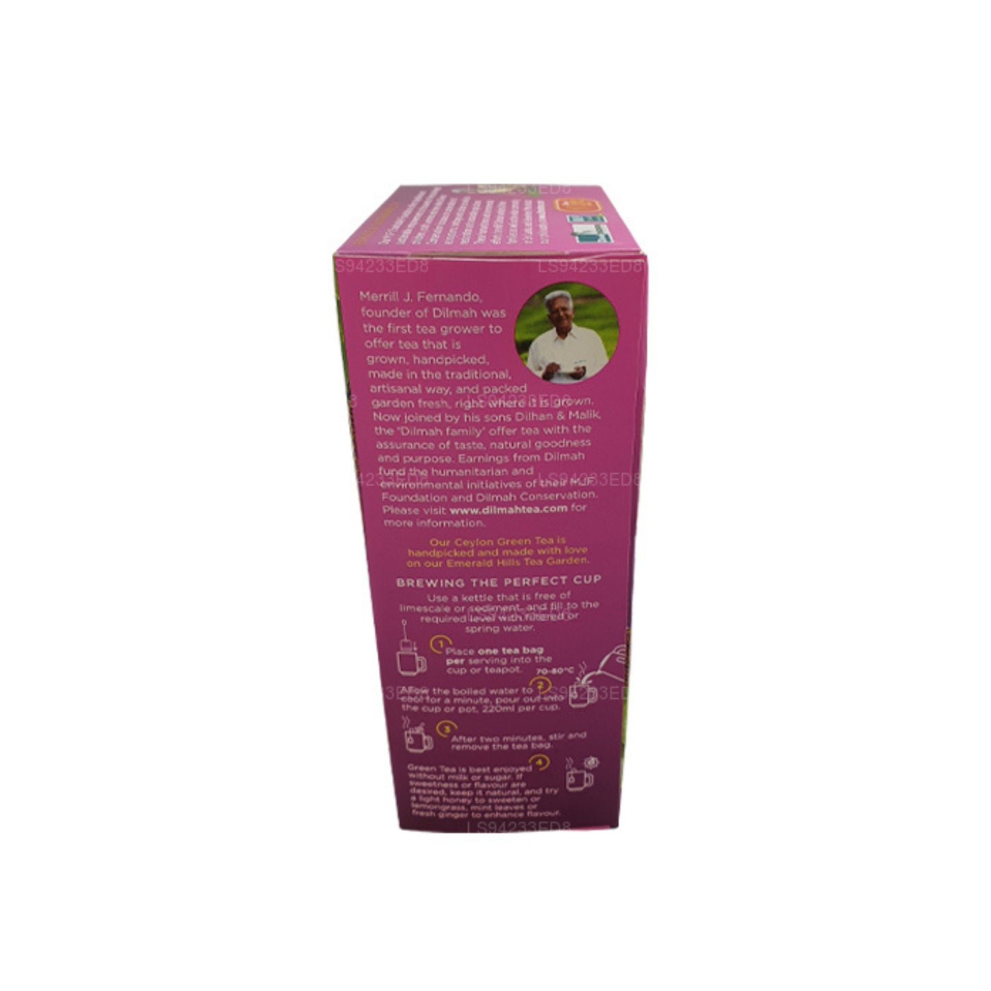 Dilmah Ceylon Green Tea with Jasmine (40g) 20 Tea Bags