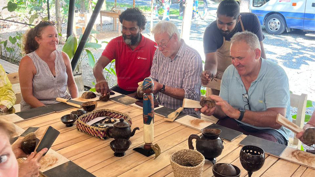 Hands-On Coconut Shell & Bamboo Crafting Experiences from Sigiriya