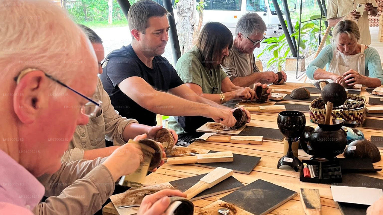 Hands-On Coconut Shell & Bamboo Crafting Experiences from Sigiriya