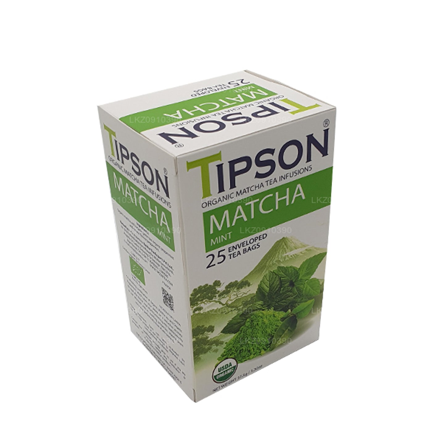 Tipson Organic Matcha Mint (37.5g) 25 Tea Bags