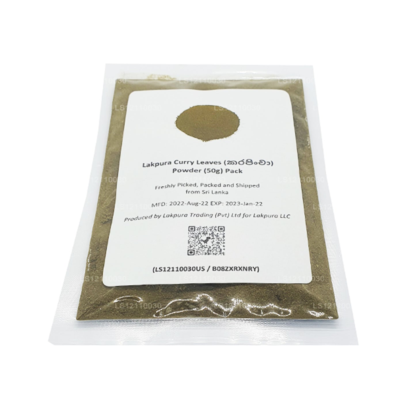 Lakpura Dehydrated Curry Leaves Powder