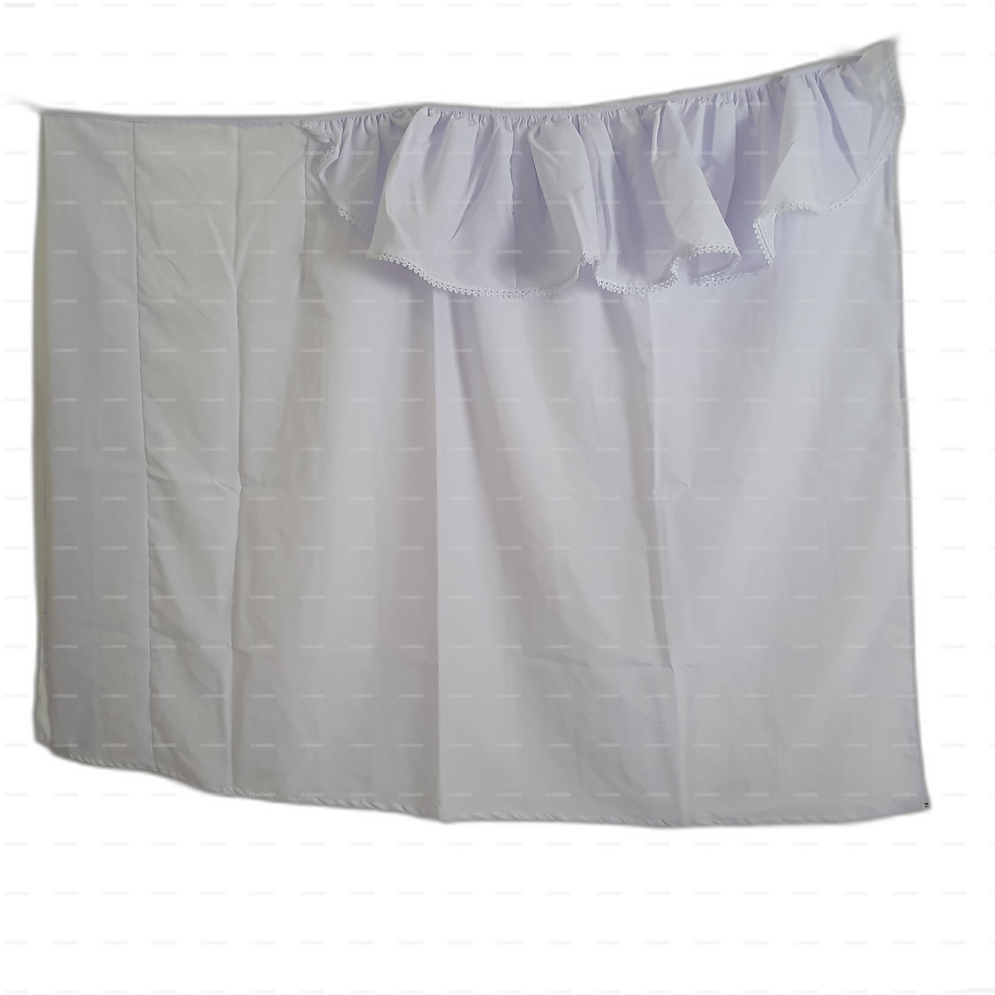 Lakpura® Kids White Lamasaree (Half Saree)