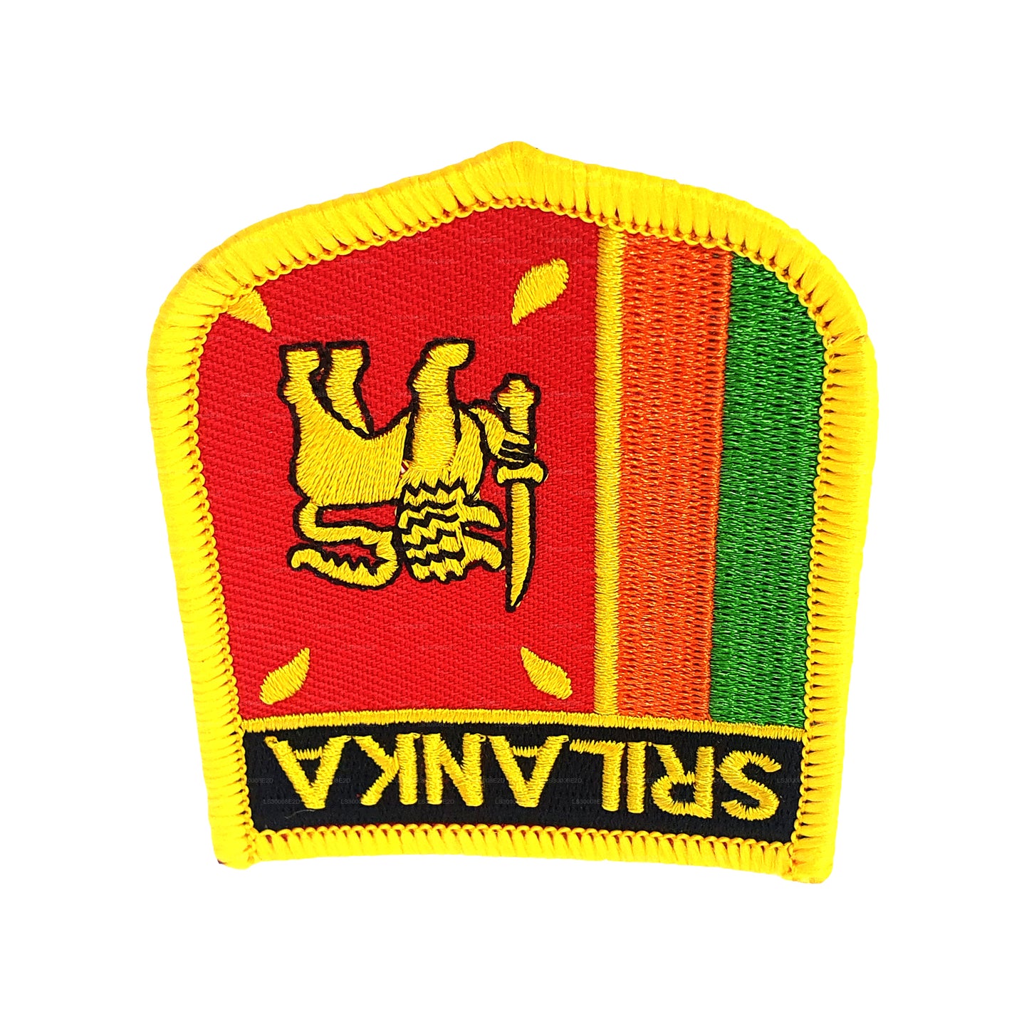 Lakpura Sri Lanka National Flag Fabric Badge