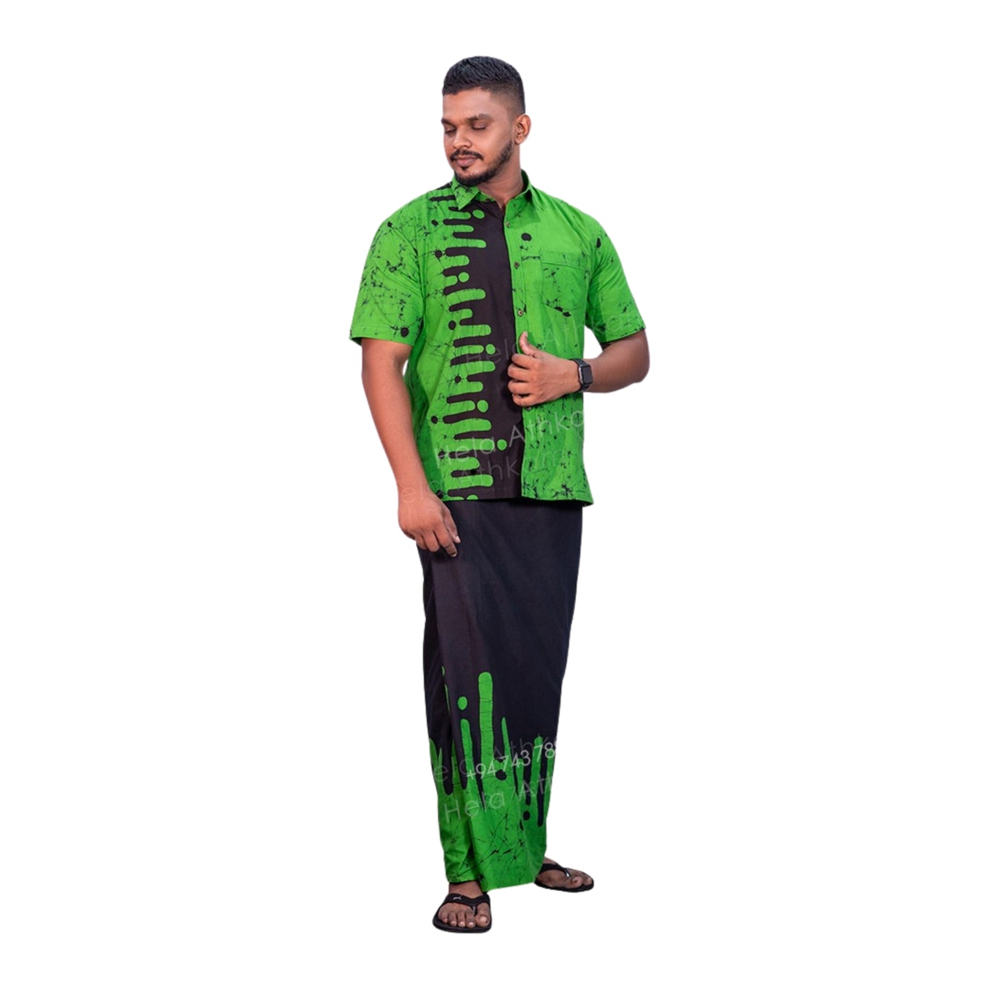 Lakpura® Batik Shirt and Sarong