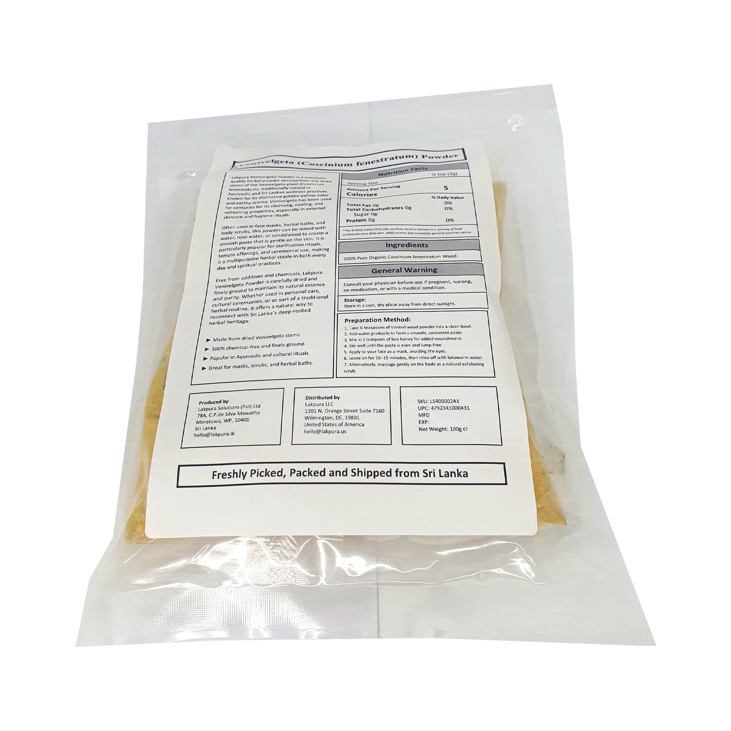 Lakpura Venivelgeta Powder