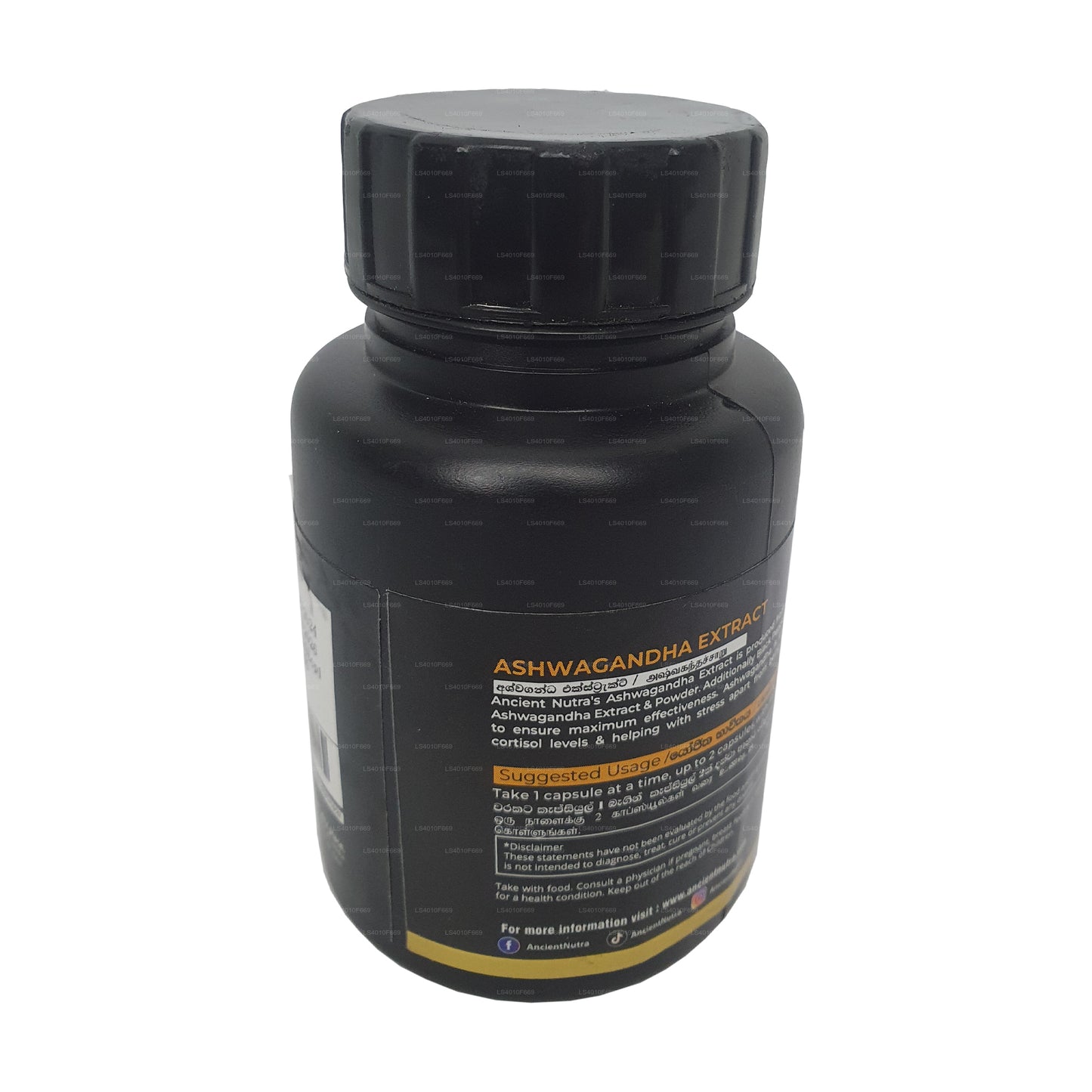 Ancient Nutra Ashwagandha Extract (60 Capsules)