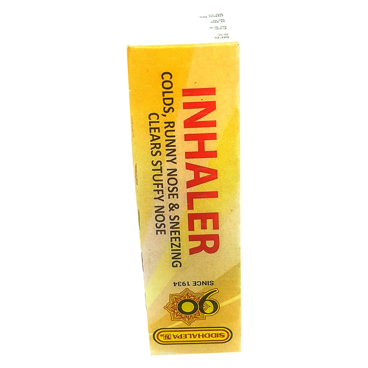 Siddhalepa Ayurveda Herbal Inhaler