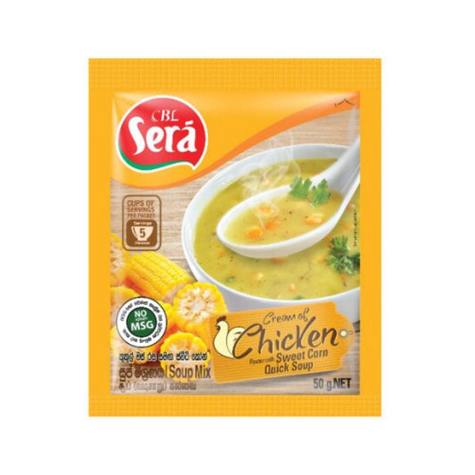 Sera Creamy Chicken & Sweet Corn Quick Soup (50g)