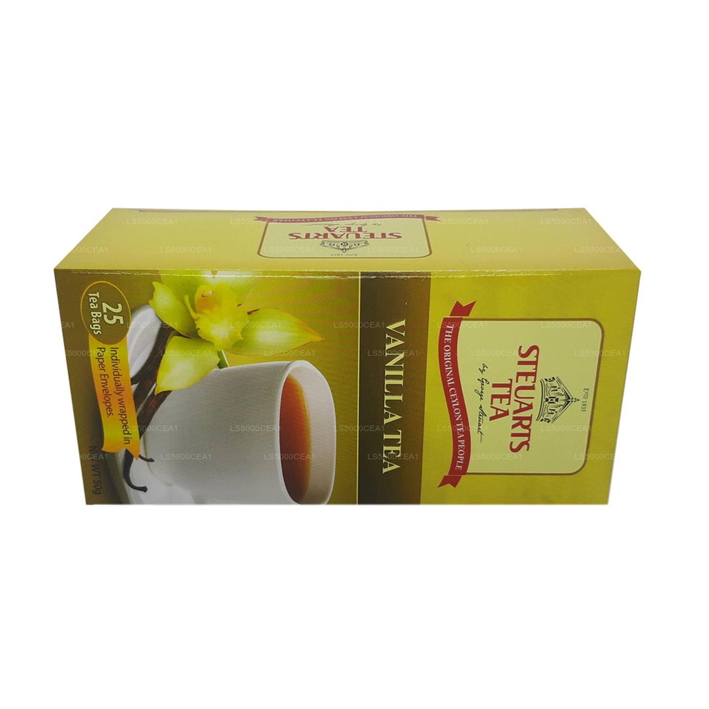 George Steuarts Vanilla Tea (50g) 25 Tea Bags