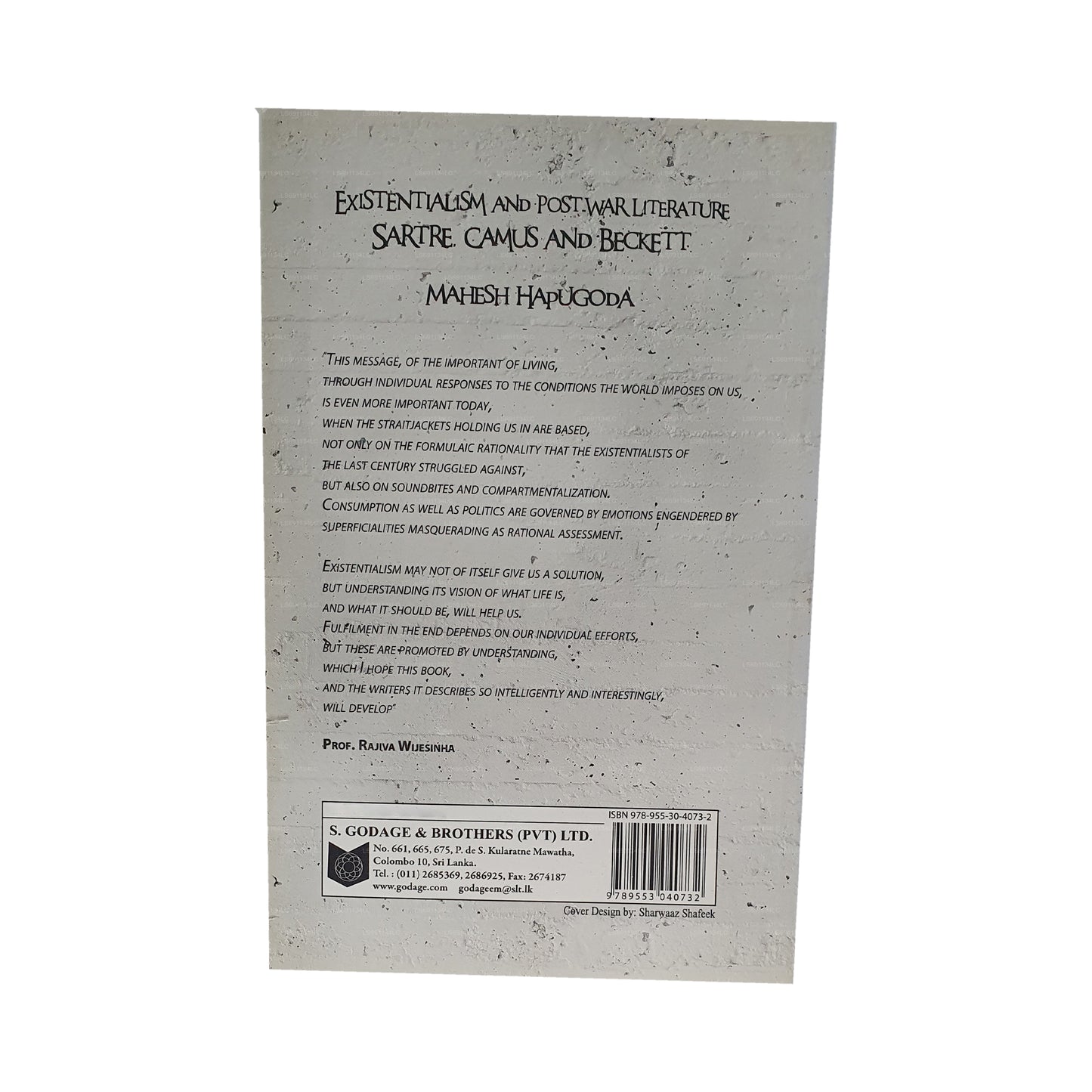 Existentialism and Post-War Literature Sartre Camus and Beckett