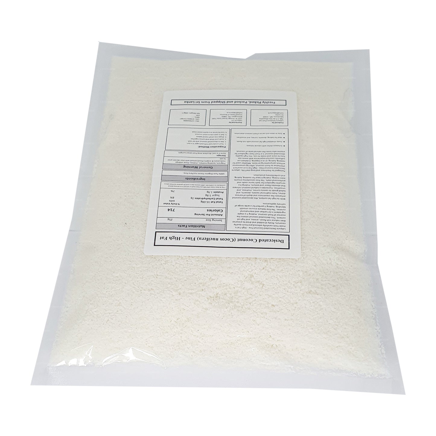 Lakpura Desiccated Coconut Fine - High Fat (500g)