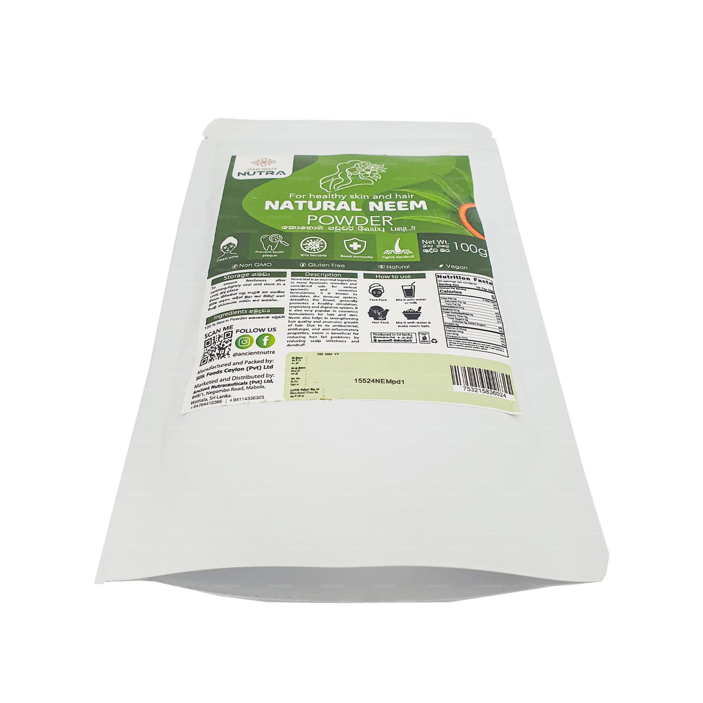 Ancient Nutra Neem Powder (100g)