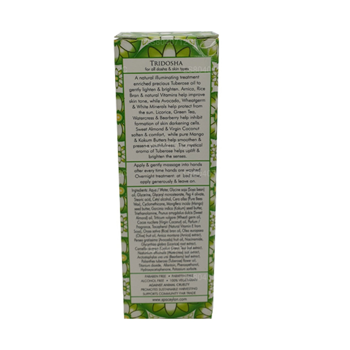 Spa Ceylon White Tuberose Brightening Hand Cream (30g)