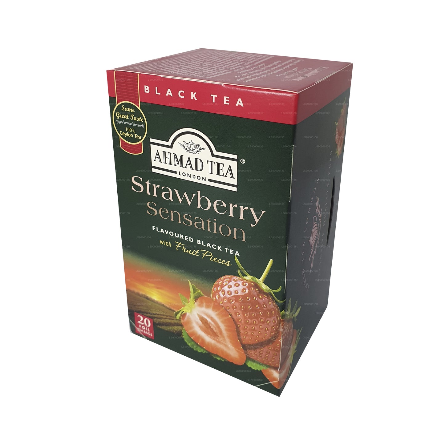 Ahmad Tea Strawberry Tea (40g) 20 Foil Tea Bags