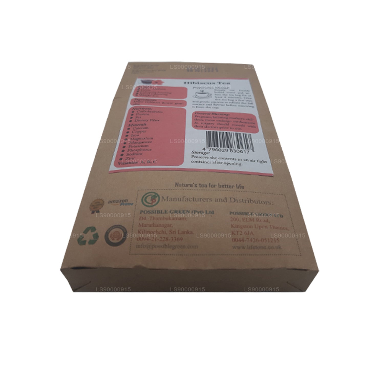 Lifetone Hibiscus Flower Tea (30g)