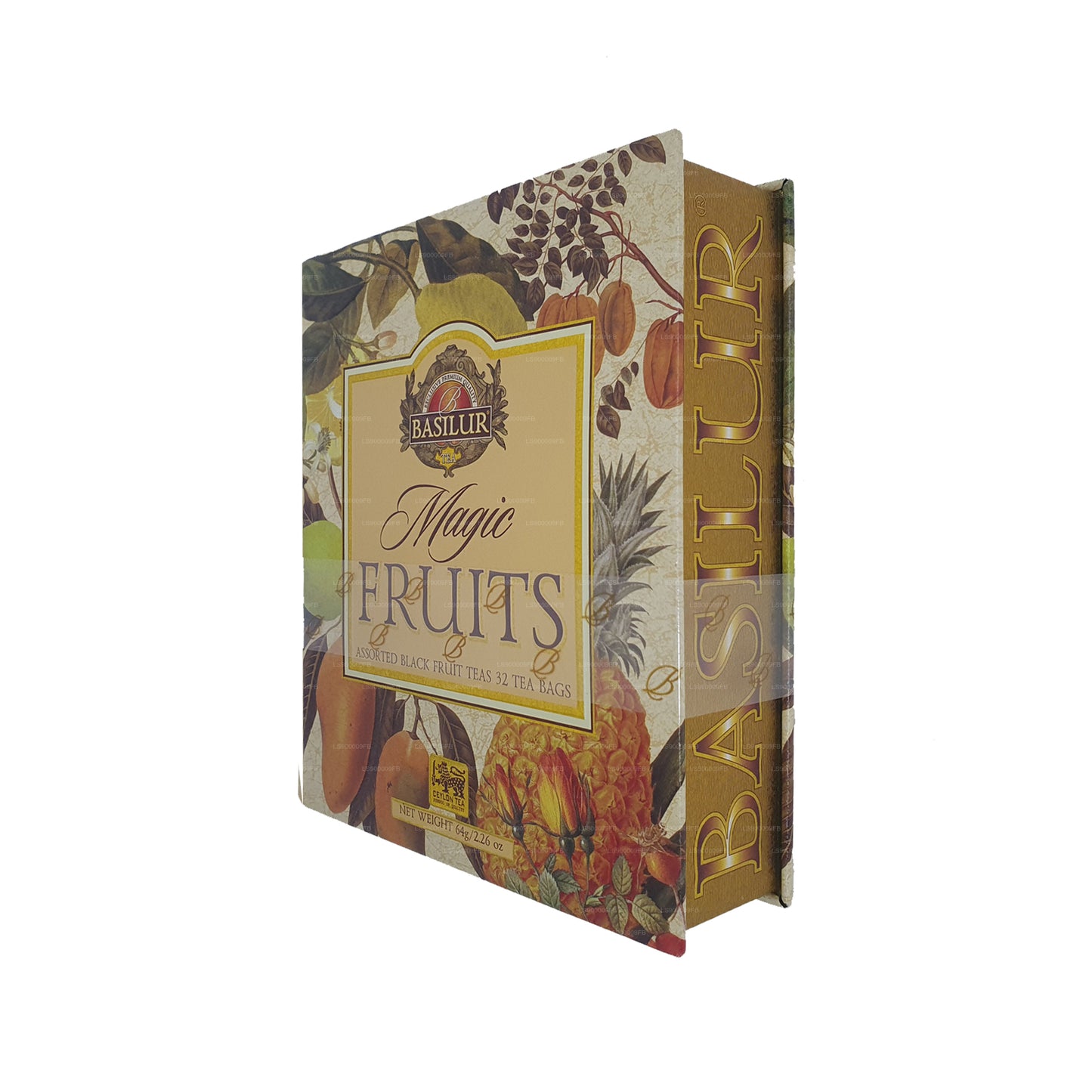 Basilur Magic Fruits Assorted Tea Book (64g) 32 Tea Bags