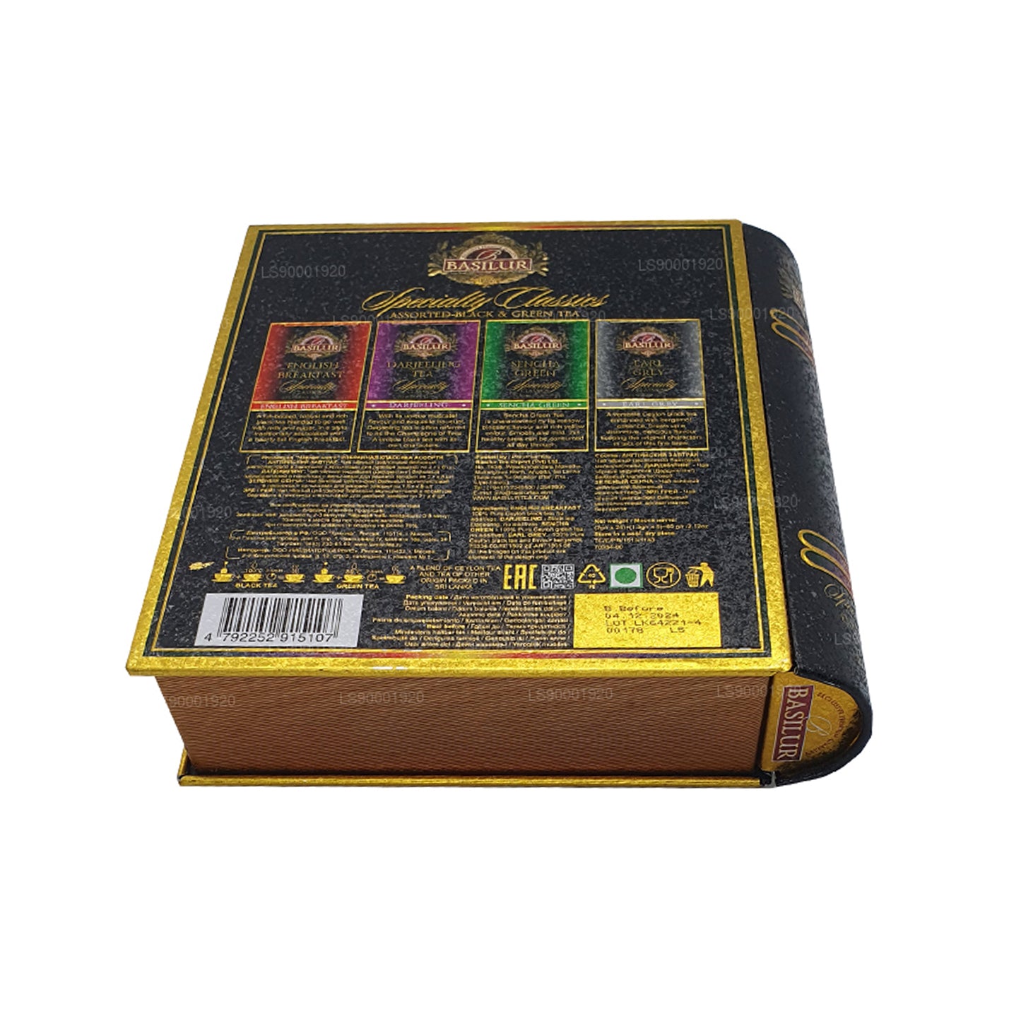 Basilur Tea Book "Specialty Classic Tin" (60g) Caddy