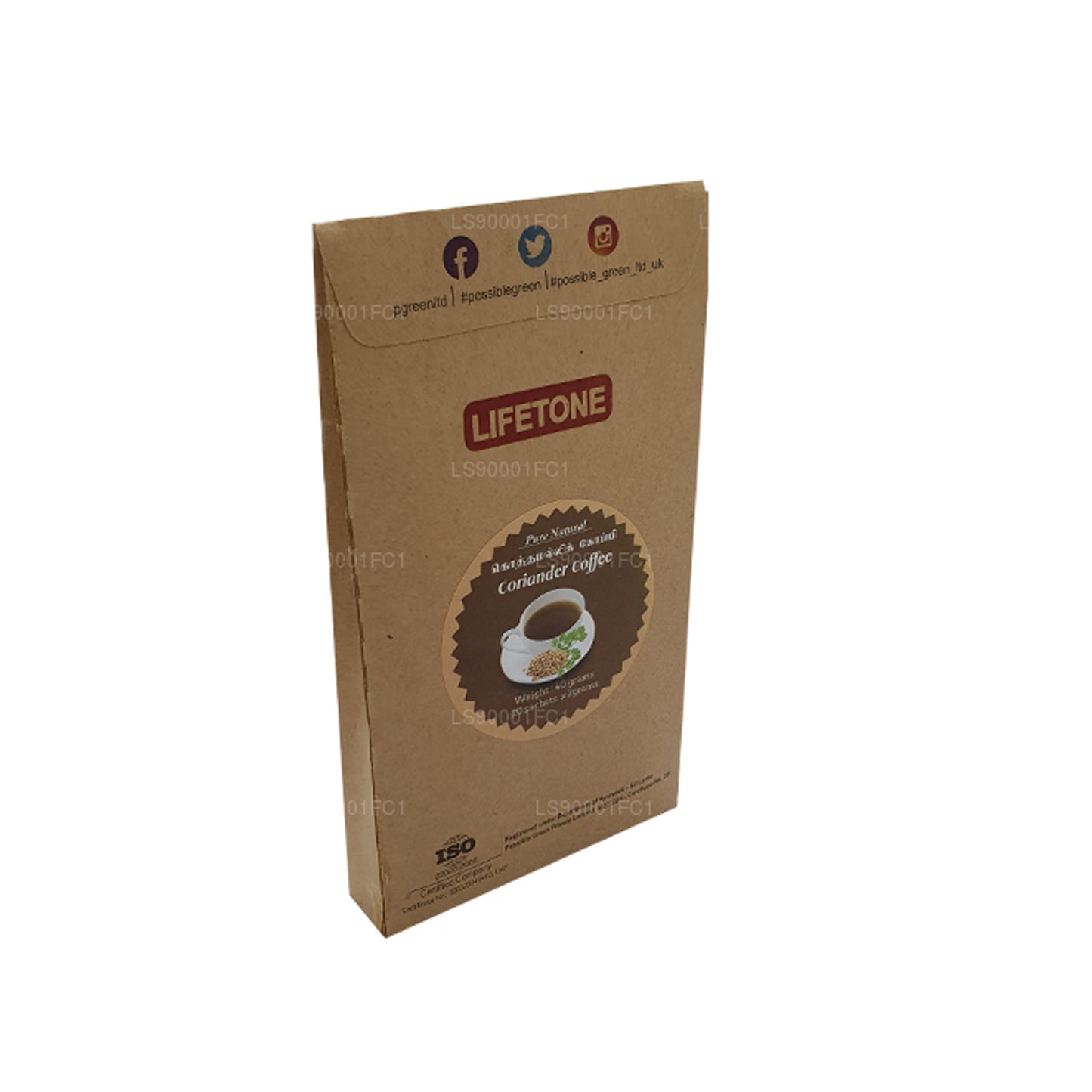 Lifetone Coriander Seed Coffee (40g) 20 Sachet