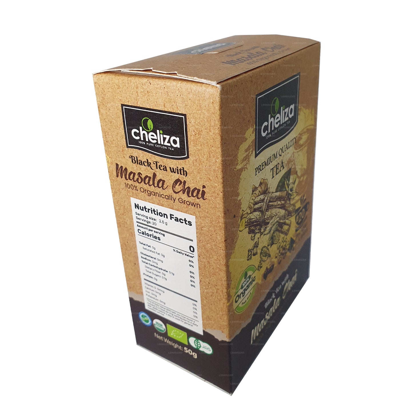 Cheliza Black Tea with Masala Chai (50g) 20 Tea Bags