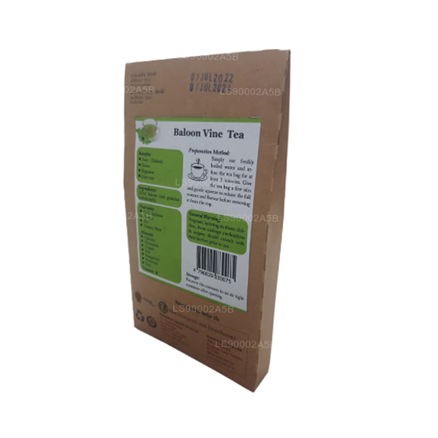 Lifetone Balloon Vine Tea (30g) 20 Tea Bags
