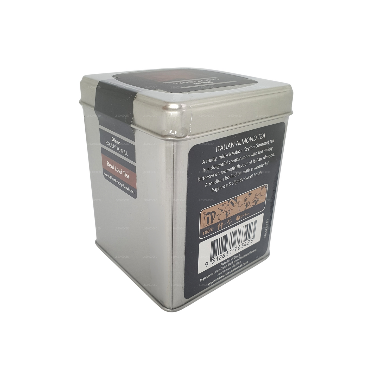 Dilmah Exceptional Italian Almond Tea (100g) Tin Caddy