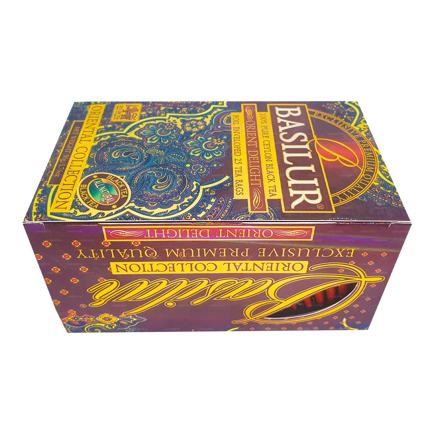Basilur Oriental Collection Orient Delight Pure Ceylon Black Tea (50g) 25 Tea Bags