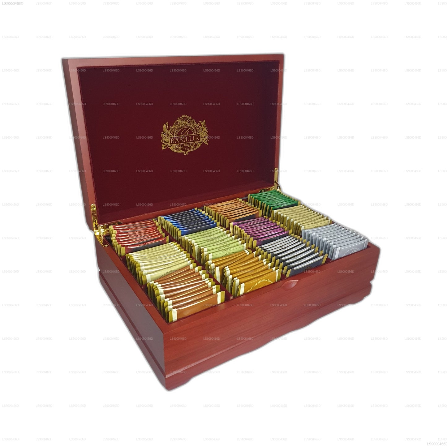 Basilur Executive Gifts Assorted  Wooden Presenter (235g) 120 Tea Bags