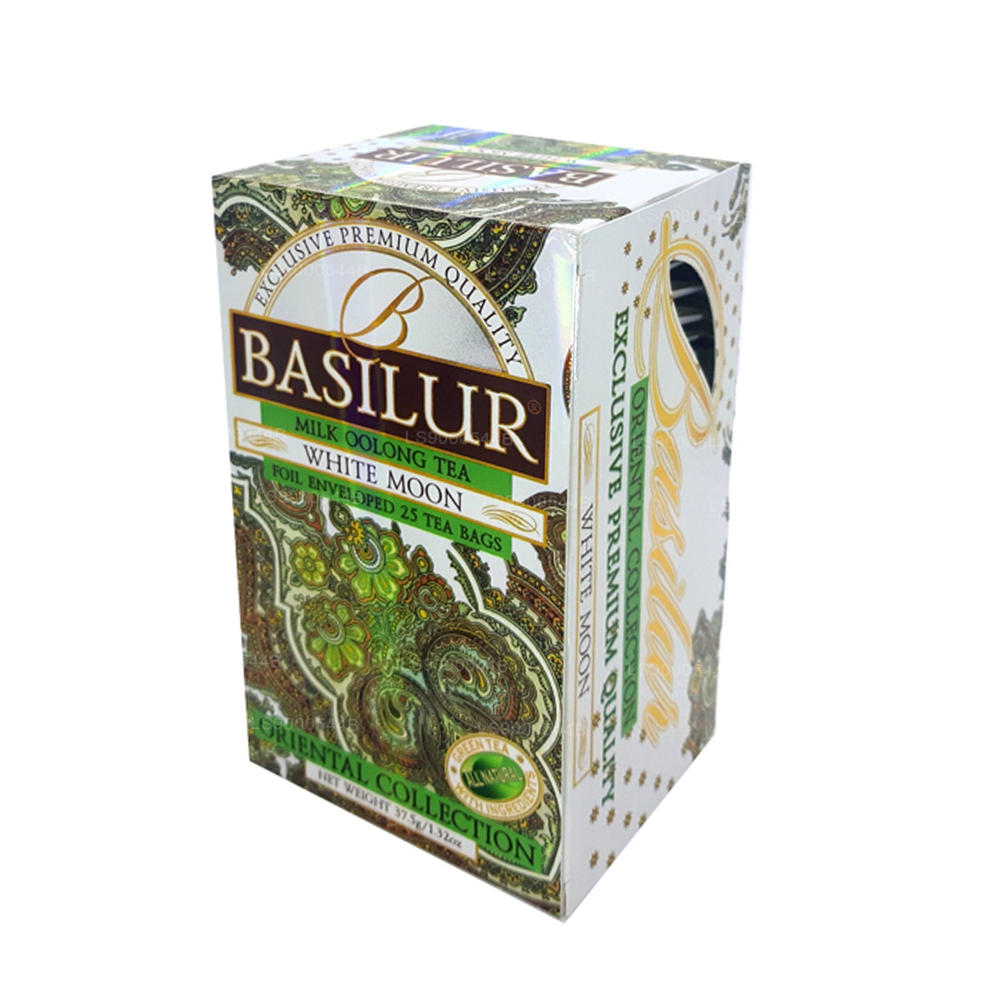 Basilur White Moon Milk Oolong Tea (37.5g) Foil Enveloped 25 Tea Bags