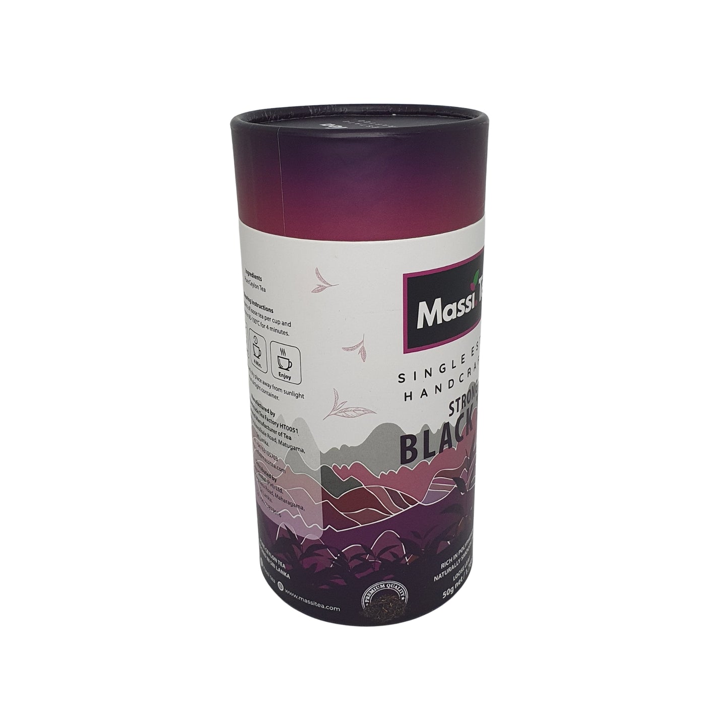 Massi Tea Single Estate Handcrafted Strong Black Tea (50g)