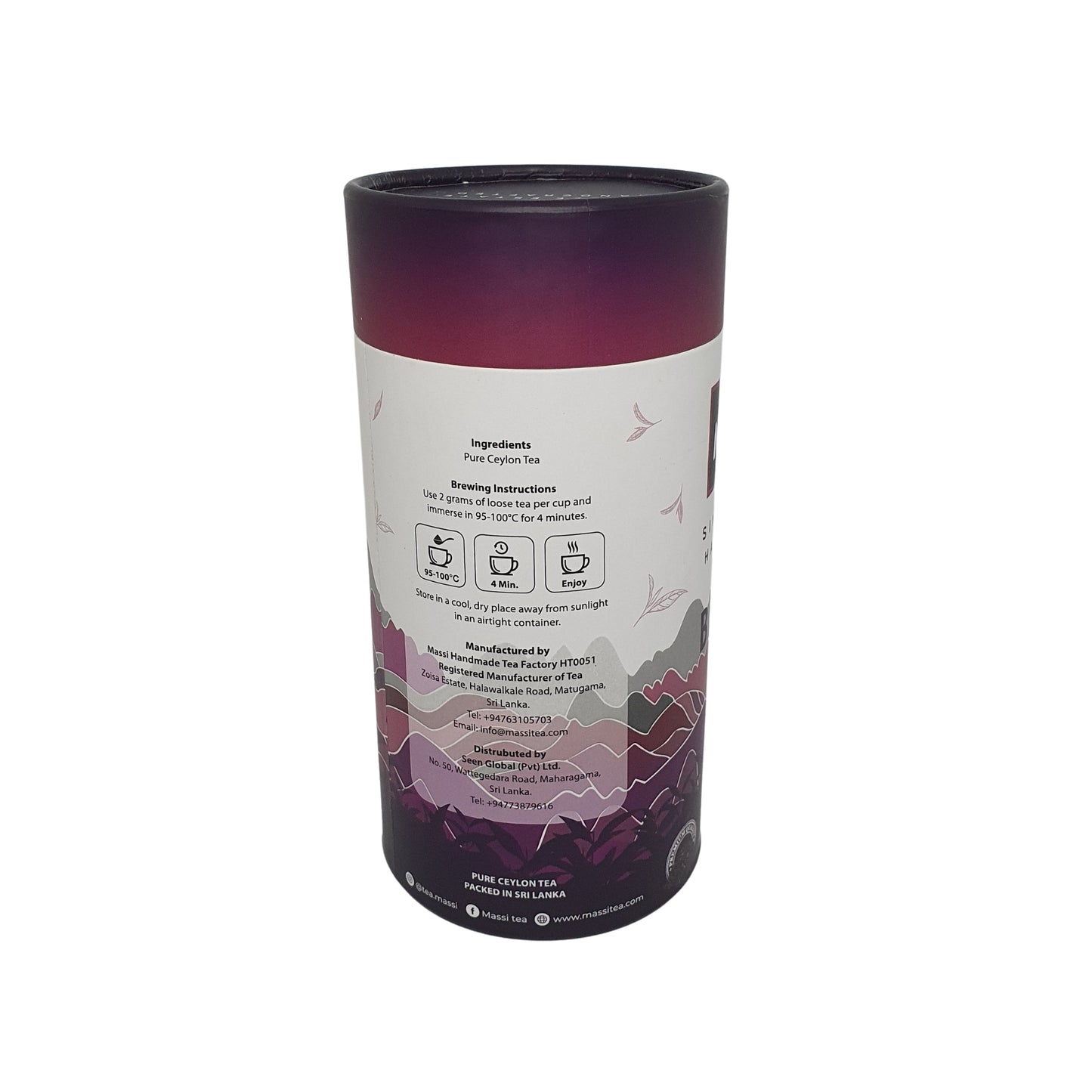 Massi Tea Single Estate Handcrafted Strong Black Tea (50g)