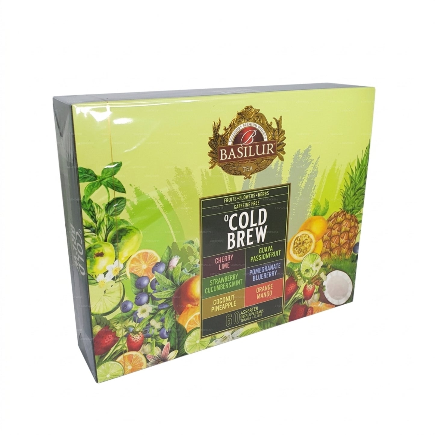 Basilur Cold Brew Assorted  6 Flavours (120g) 60 Enveloped Tea Bags
