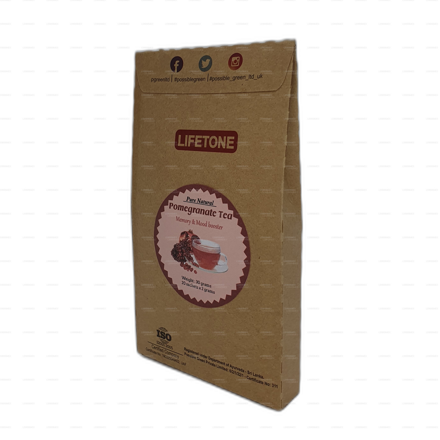 Lifetone Pomegranate Tea (30g)