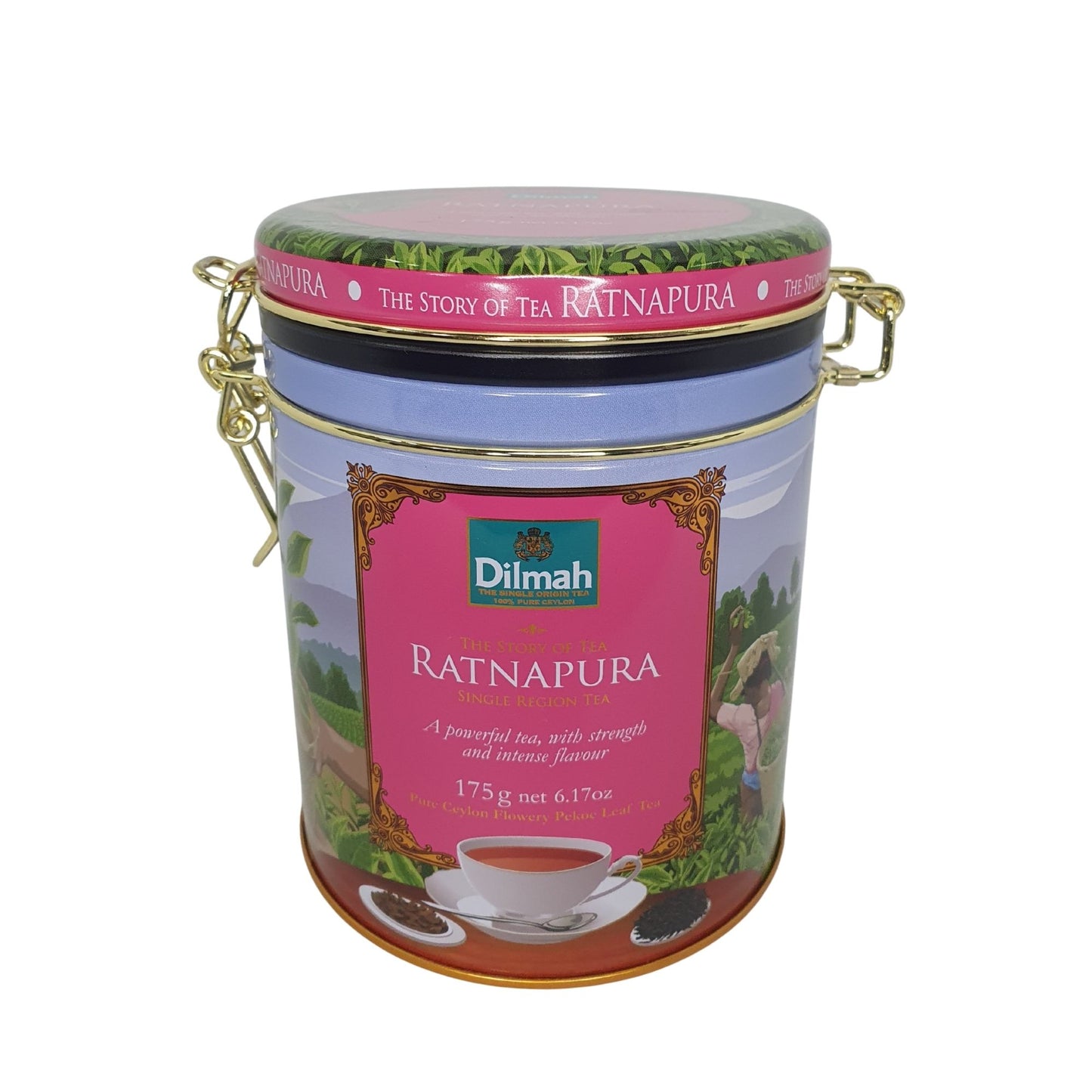 Dilmah The Story Of Tea Rathnapura (175g) Tea Caddy