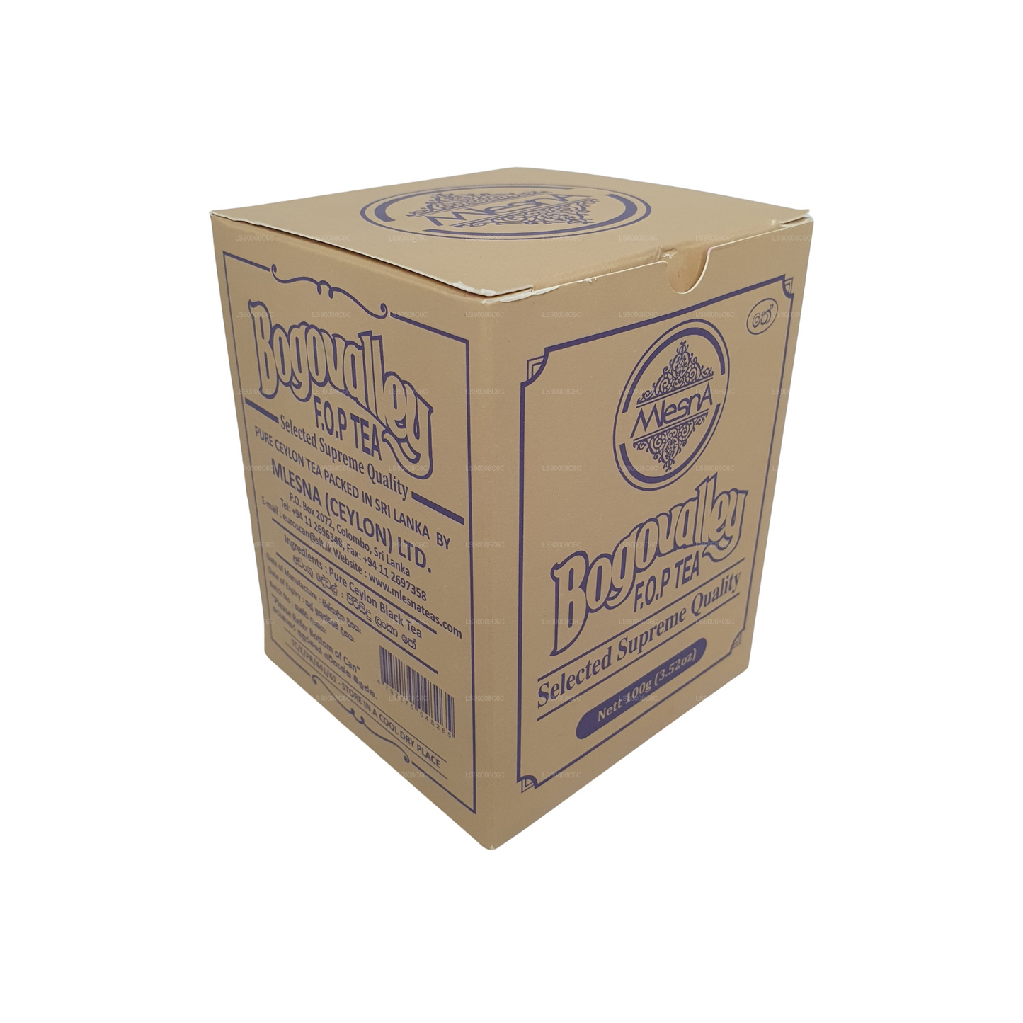 Mlesna Bogovalley F.O.P Tea Metal Caddy (100g)