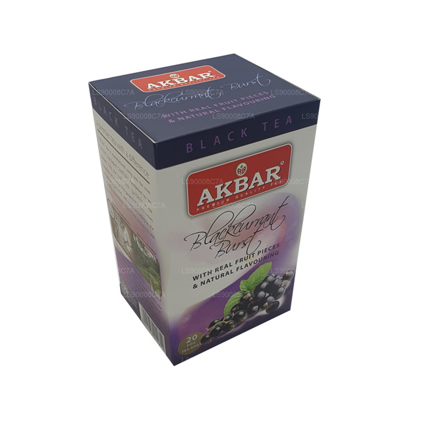 Akbar Blackcurrant Burst (40g)   20 Foil Tea Bags