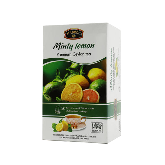 Mabroc Fruity Range Minty Lemon (37.5g) 25 Tea Bags