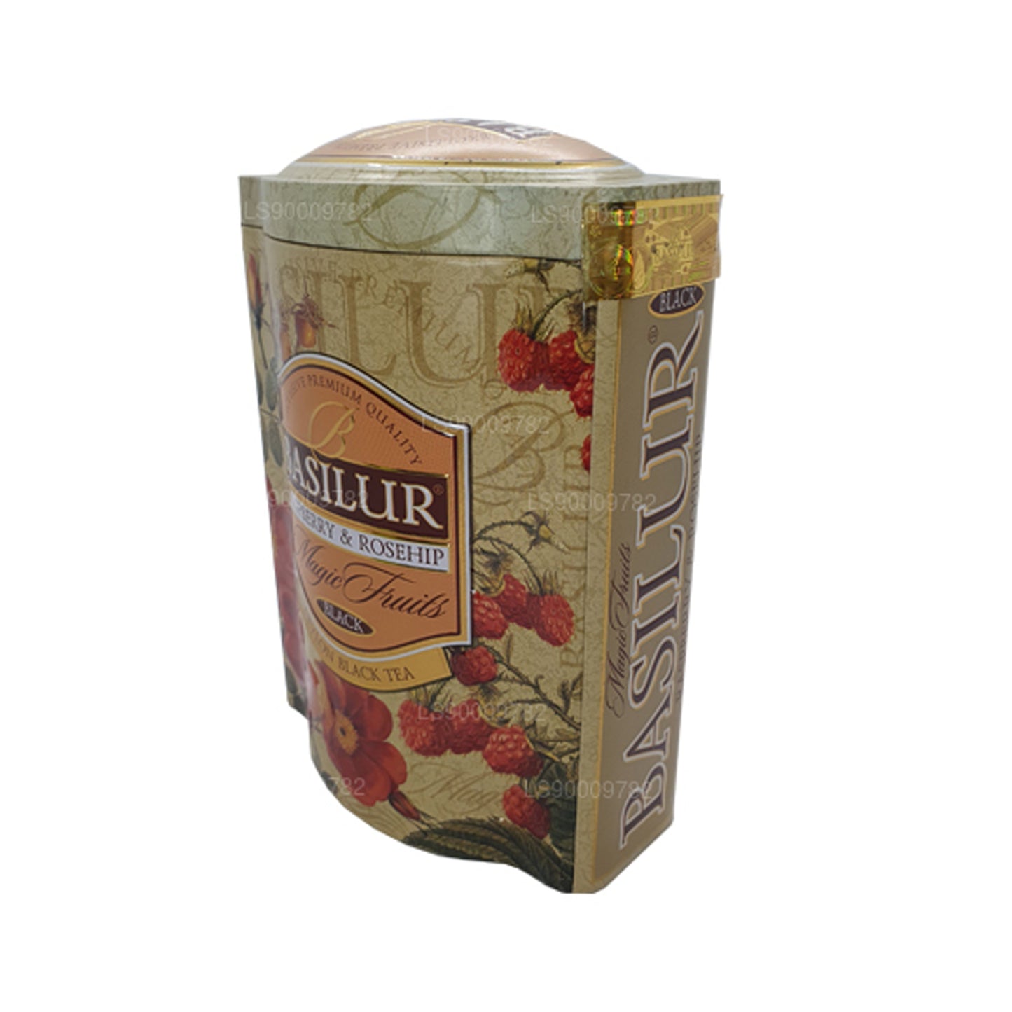 Basilur Magic Fruits Raspberry and Rosehip (100g) Tin Caddy