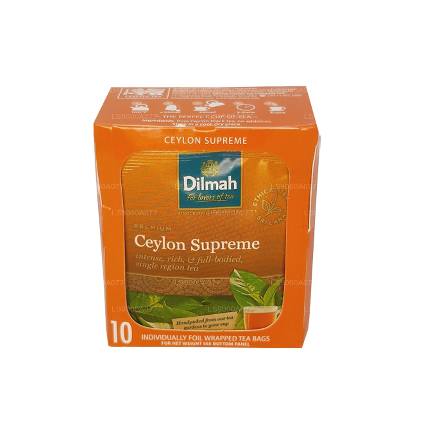 Dilmah Ceylon Supreme 10 Tea Bags (20g)